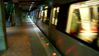 Alstom 6000Series train departs Fort Totten station [upl. by Akinahs]