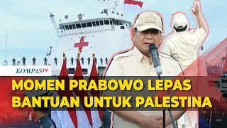 FULL DetikDetik Menhan Prabowo Lepas Bantuan Indonesia untuk Palestina [upl. by Revilo]