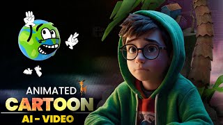 How to Make Animated Cartoon Video Using AI 2024  Create A Cartoon Video With AI and Make Money 💵 [upl. by Norrab220]