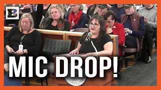 Mic Drop Woman Informs Bucks County Commissioners Shes Filing a Criminal Complaint [upl. by Spaulding524]