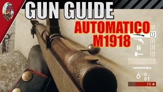 BEST SMG IN BATTLEFIELD 1 Automatico M1918 Gun Guide [upl. by Aivataj768]