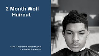 Barber Tutorial 60 Day Wolf Haircut [upl. by Neit]