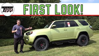 1st Look  Lime Rush 2022 4Runner TRD Pro Changes Colors More [upl. by Vick]