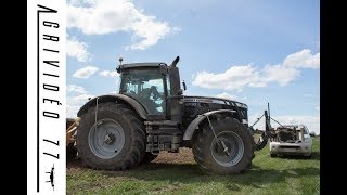 CASE IH LB  MASSEY FERGUSON 8730  CUMA PLURIEN [upl. by Llehcnom]