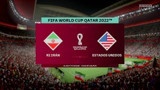 Iran VS Estados Unidos QATAR 2022ðŸ‡®ðŸ‡·ðŸ‡ºðŸ‡¸ðŸ† [upl. by Lally]