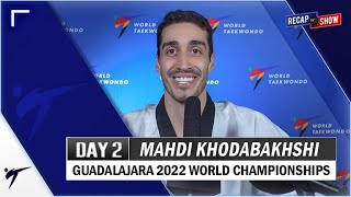 MAHDI KHODABAKHSHI POST FIGHTS INTERVIEW GUADALARAJA 2022 WT CHAMPIONSHIPS [upl. by Durnan]