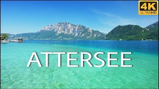 Attersee Austria  Beautiful Green Lake in Austria [upl. by Ashlan]