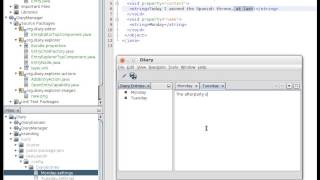 NetBeans Platform Diary Sample [upl. by Lletnwahs]