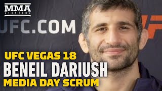 UFC Vegas 18 Beneil Dariush Confused Frustrated With Carlos Diego Ferreira Rematch  MMA Fighting [upl. by Wichern]