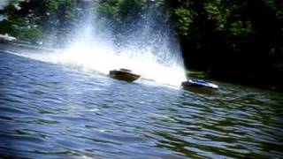 Traxxas Spartan 50MPH Electric Brushless Rc Boat [upl. by Eimmak]