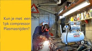 Een 1pk low noice compressor kun je daarmee plasmasnijden [upl. by Travers228]