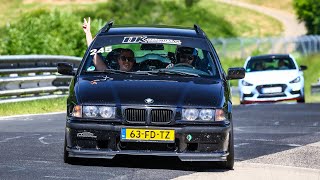 BMW 328i E36 Touring Nordschleife TF 170622  829 BTG [upl. by Ettolrahs10]