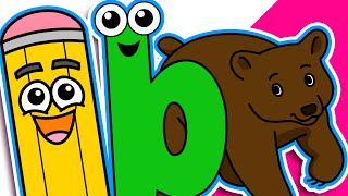 quotBear Starts with Bquot  Level 1 Lower Case quotbquot  Learn Phonics Early Childood Education Baby Teach [upl. by Heck]