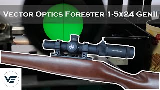 Vector Optics  Forester 15x24 GenII 12 MOA With Turret Lock Parallax 50 Yds  Unboxing amp Review [upl. by Kendall]