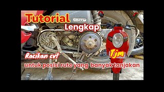 cara service cvt scoopy fi esp berikut racikan cvt untuk harian bengkelimah [upl. by Thurber933]