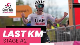 Giro dItalia 2024  Stage 2 Last KM [upl. by Engedi]