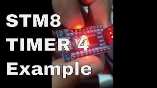 STM8 TIMER 4 example  STM8 Timer Tutorial  STM8 Cosmic C  STM8 delayus  STM8 delayms [upl. by Bunnie]