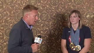 Katie Ledecky Its special to be among best in the world [upl. by Prasad]