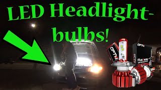 0611 Honda Civic LED Headlight Bulb Install OPT7 LED [upl. by Llednyl709]