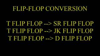 DPSD  Unit 3  T  SR FLIP FLOP  T  JK FLIPFLOP  T  D FLIP FLOP CONVERSION [upl. by Oniluap611]