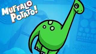 How To Draw An APATOSAURUS Using Only Numbers And Letters [upl. by Gold]