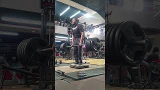 220kg deficit deadlift motivation squatbenchdeadlift deadliftexercise gym crossfit gymdeadlift [upl. by Yahsel703]