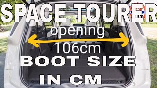 C4 GRAND SPACE TOURER Boot Dimensions in Centimeters 2018  2022 CarGuruDIY CarGuruDIY [upl. by Andromache329]