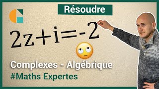 ÉQUATION LINÉAIRE de nombre Complexe  exercice corrigé  Maths Expertes Terminale [upl. by Nanny]