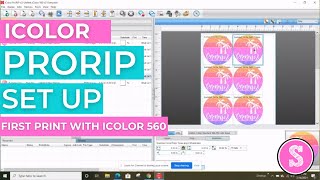 🔥How to Setup iColor ProRip for First Print on Uninet iColor 560 Beginners [upl. by Essenaj]