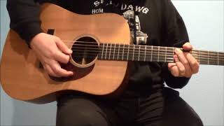 Martin DX1  Dreadnought Acoustic Guitar [upl. by Ardnael]