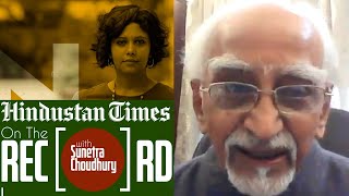 Exvice president Hamid Ansari on Parliament impasse Its getting ugly [upl. by Eiramanit]