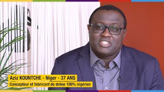 Francophoniedelavenir  Aziz concepteur et fabricant de drone 100 nigérien Niger [upl. by Nosreme642]