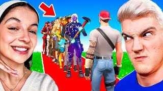 JE MINCRUSTE DANS LE DÉFILÉ DE MODE DE JEANFILS SUR FORTNITE [upl. by Dusa]