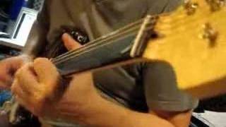 Fretless Guitarist Ned Evett plays Frusciante Strat [upl. by Mikkanen]