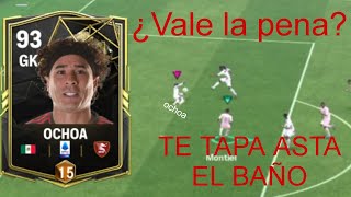 memo ochoa es bueno review de memo ochoa me sorprendió su carta en fc mobile 25 [upl. by Hgielak]