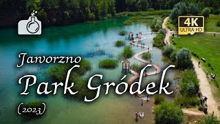 Jaworzno  PARK GRÓDEK z drona w 4K 🇵🇱 2023 [upl. by Olnee]