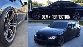 Here’s The Best Wheel Setup For The BMW F30 437m Perfect Fitment [upl. by Ecirtnom]