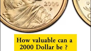 2000 Sacagawea Dollar worth a lot of money Wounded eagle error easy to find errorcoins [upl. by Sylvan]