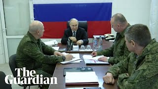 Putin visits Russian troops in Ukraines occupied Kherson and Luhansk regions [upl. by Oigimer692]