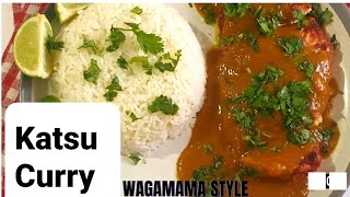 Chicken Katsu Curry  Wagamama Style  Recipe [upl. by Novek]