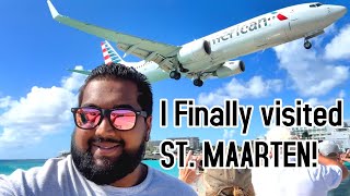 ST MAARTEN amp MAHO BEACH EXTREME LOW LANDINGS ABOVE THE BEACH 4K [upl. by Einwahr]