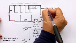 Rectangle shape home planNorth face home plan2BHK modern home planengineershahana homeplanhome [upl. by Hill]