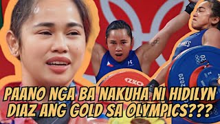 PAANO NGA BA NAKUHA NI HIDILYN DIAZ ANG GOLD SA OLYMPICS [upl. by Llehsyt]