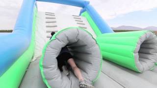 Insane Inflatable 5K Obstacle Tour [upl. by Bebe]