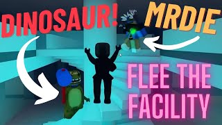 TROLLING a Dino in Flee the Facility with MrDie [upl. by Shay]