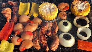 HibachiJapanese Konro Grill amp Binchotan Charcoal  Grilled Dinner amp BBQ  Grand Canal d’Alsace [upl. by Ioves]