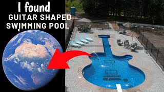 guitar shaped swimming pool [upl. by Trebliw]