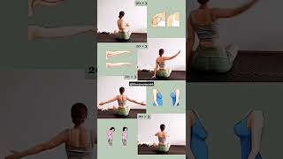 Back waist shoulder exercise at home backexercise waistworkout exercises shoulderworkout shorts [upl. by Budge]