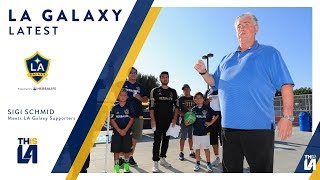 Sigi Schmid meets Galaxy Supporters  Galaxy Latest [upl. by Coombs]