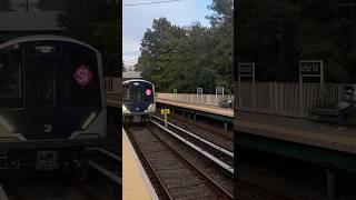 Staten Island Railway R211S 100104 Arrives At Arthur Kill railroad staten railway nyrailfan [upl. by Sllew]